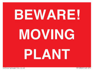 BEWARE! MOVING PLANT